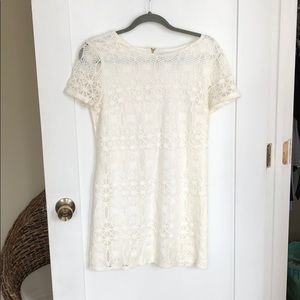 Lulu’s white tea length dress